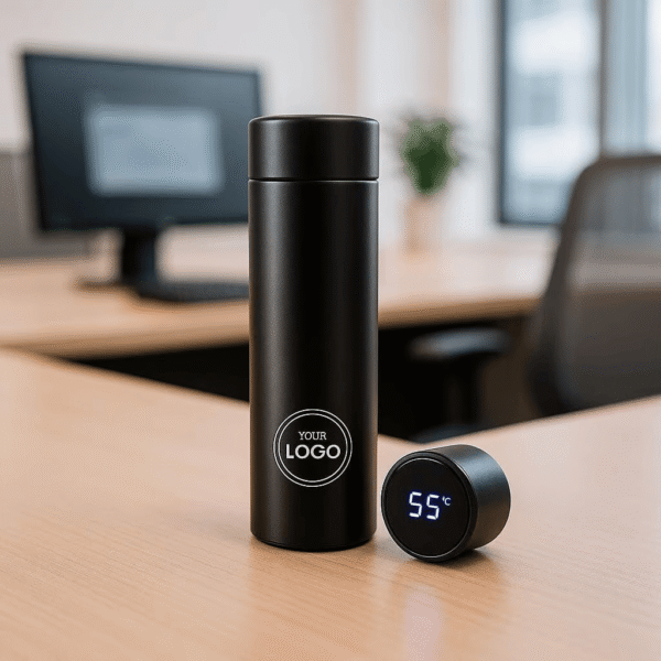 Customised Logo Smart Temperature Insulated Bottle 500ml Capacity