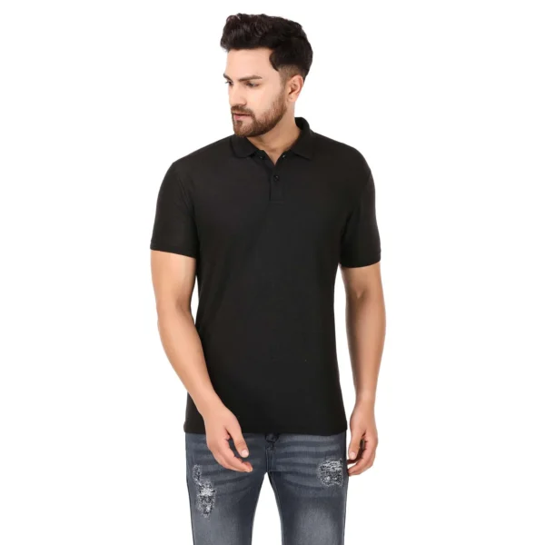 Personalized Spun Polyester Polo T-Shirt Honeycomb Knit Unisex - Image 15