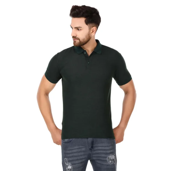 Personalized Spun Polyester Polo T-Shirt Honeycomb Knit Unisex - Image 13