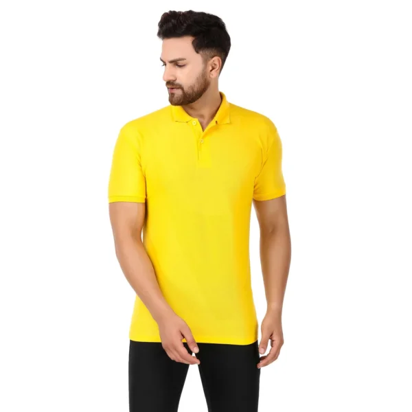 Personalized Spun Polyester Polo T-Shirt Honeycomb Knit Unisex - Image 10
