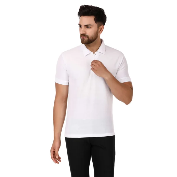 Personalized Spun Polyester Polo T-Shirt Honeycomb Knit Unisex - Image 8