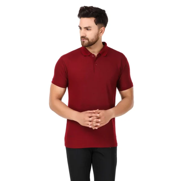 Personalized Spun Polyester Polo T-Shirt Honeycomb Knit Unisex - Image 5