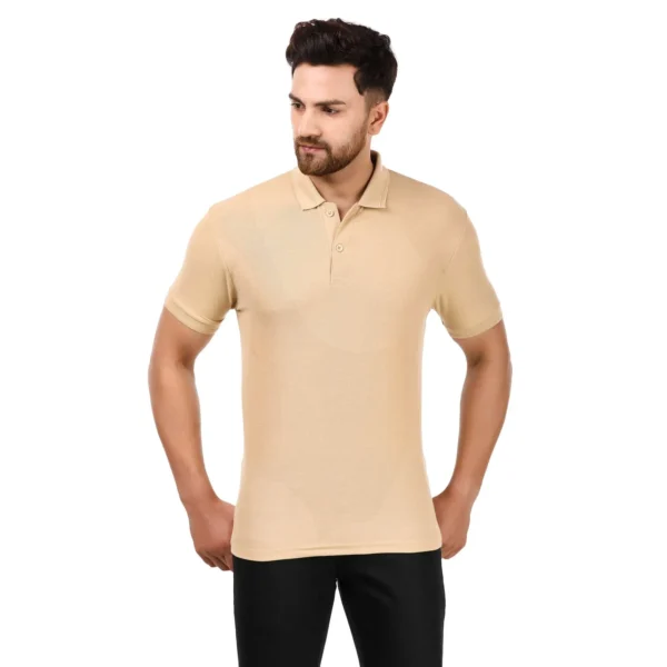 Personalized Spun Polyester Polo T-Shirt Honeycomb Knit Unisex - Image 3