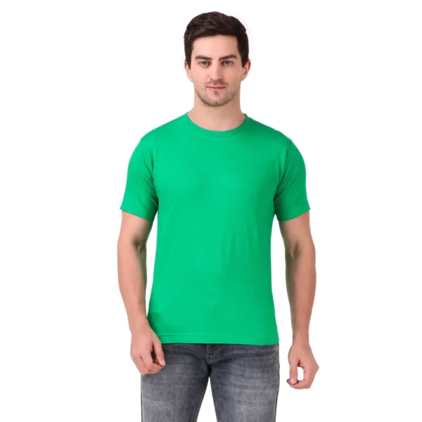 Round Neck T-Shirt 100% Cotton Classic Unisex Tee - Image 9