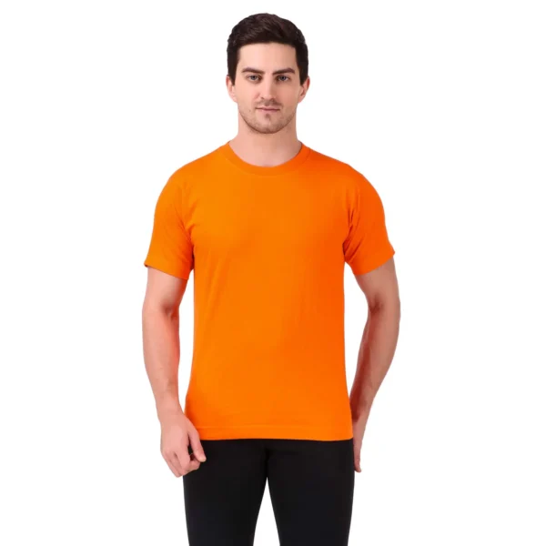 Round Neck T-Shirt 100% Cotton Classic Unisex Tee - Image 7