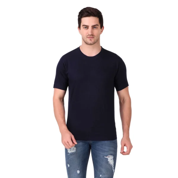 Round Neck T-Shirt 100% Cotton Classic Unisex Tee - Image 2